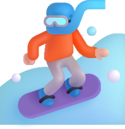 Snowboarder emoji