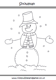 Snowman loring sheet