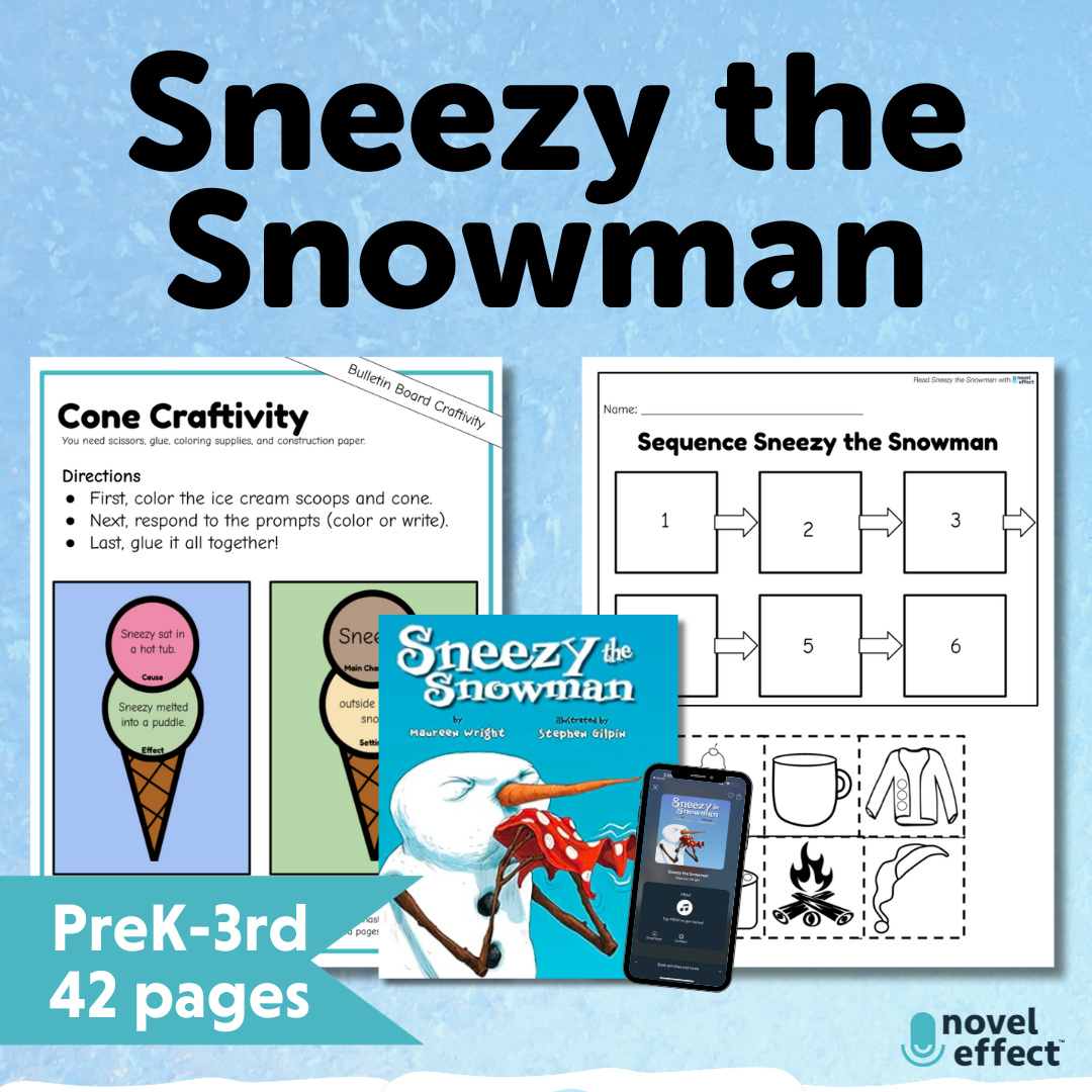 Sneezy the snowman activities