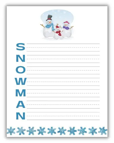 Free christmas acrostic poems printable pdf download