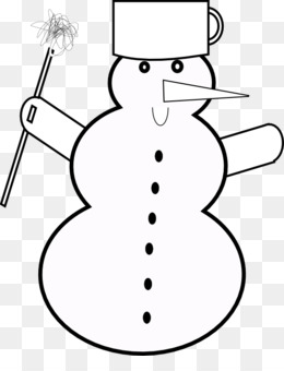 Snowman coloring pages png