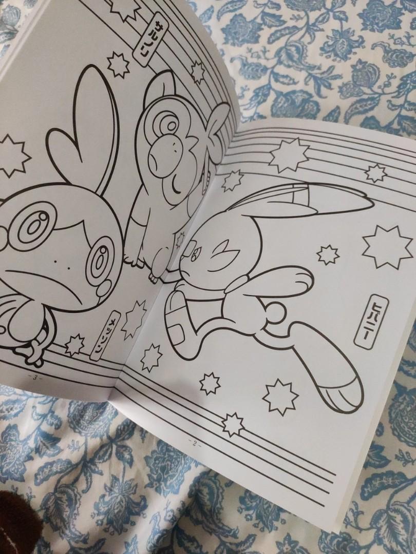 Pokãmon coloring book japanese hobbies toys stationary craft stationery school supplies on