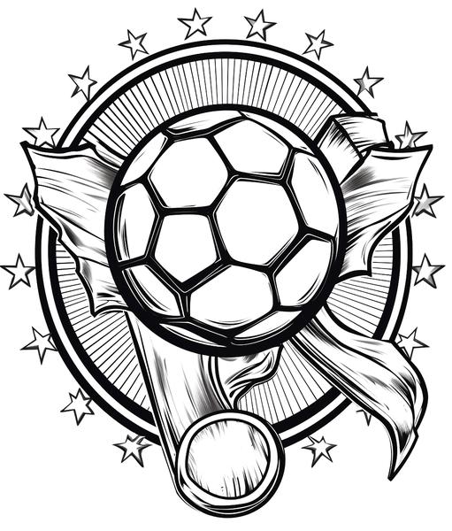 Free printable soccer coloring pages list