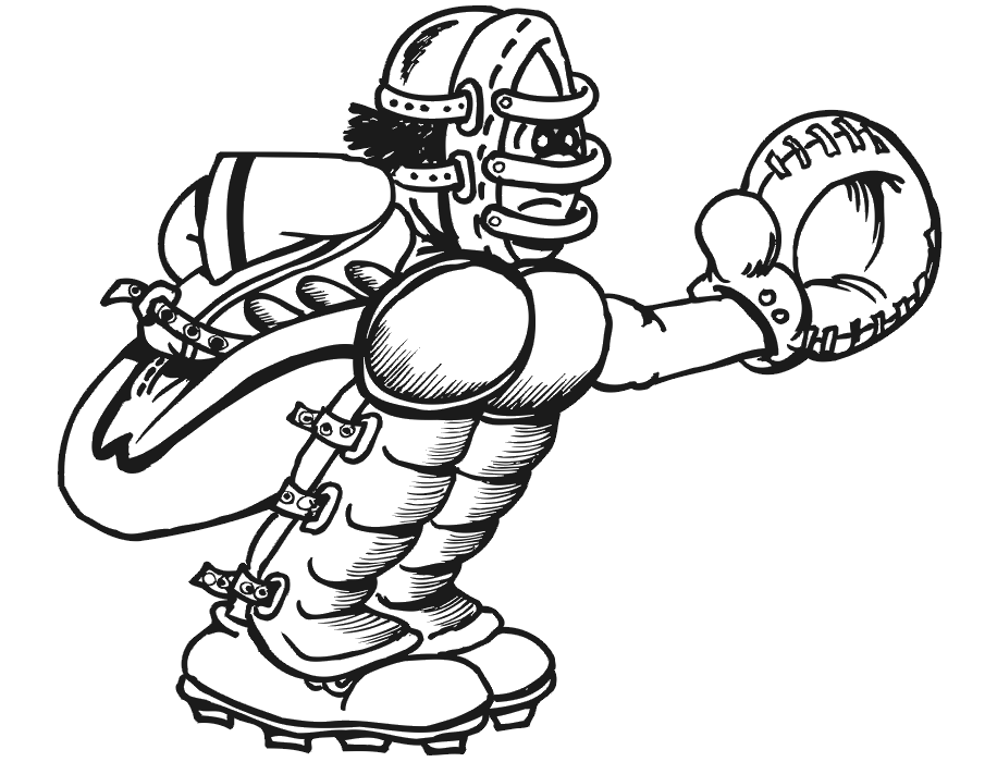 Free printable softball coloring pages for kids and adults