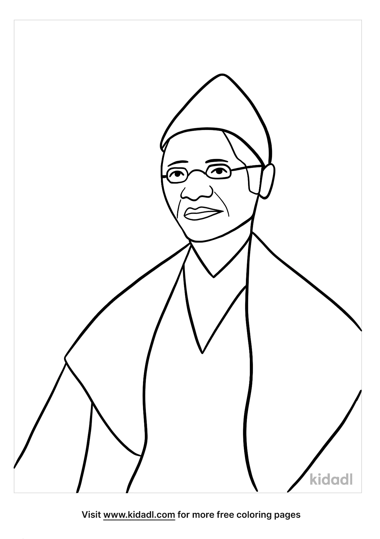 Free sojourner truth coloring page coloring page printables