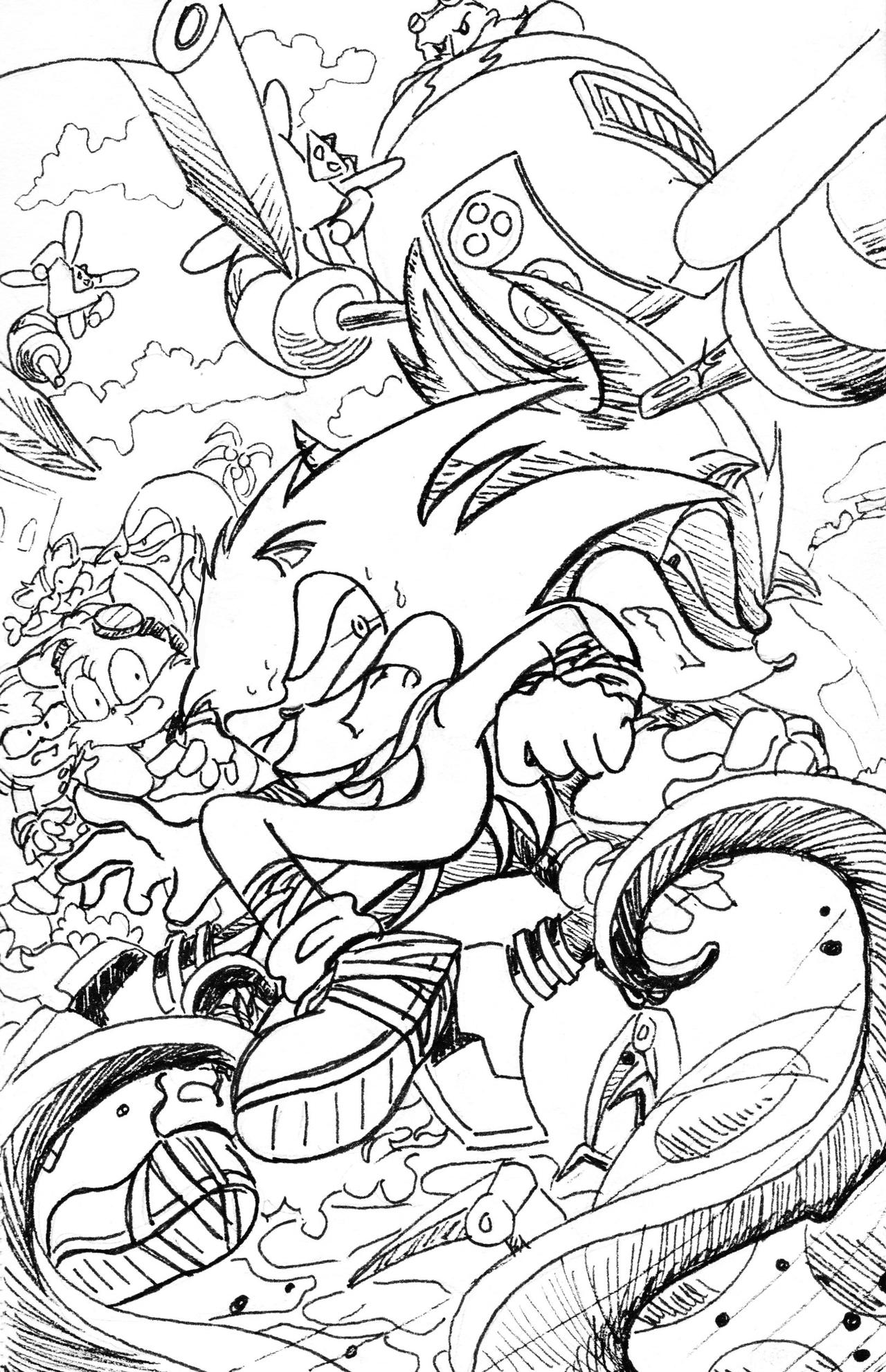 Sonic boom overwhelmed coloring page by emeraldessence on