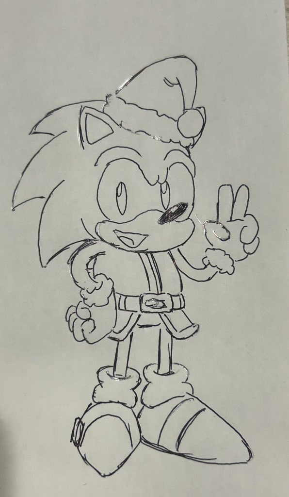 That dude that draws cmms open on x sonic christmas work doodle httpstcocnsfby x