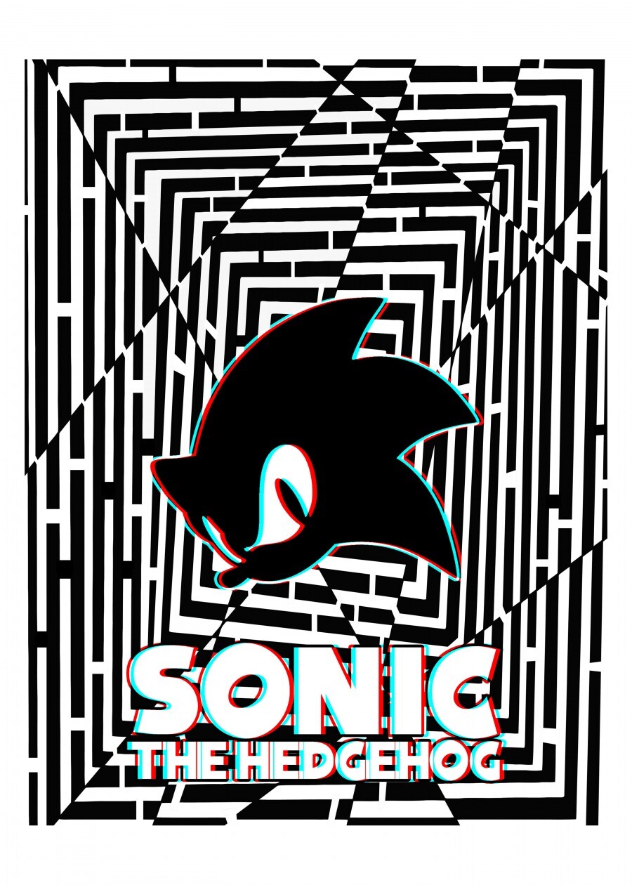 D maze gaze sonic the hedgehog
