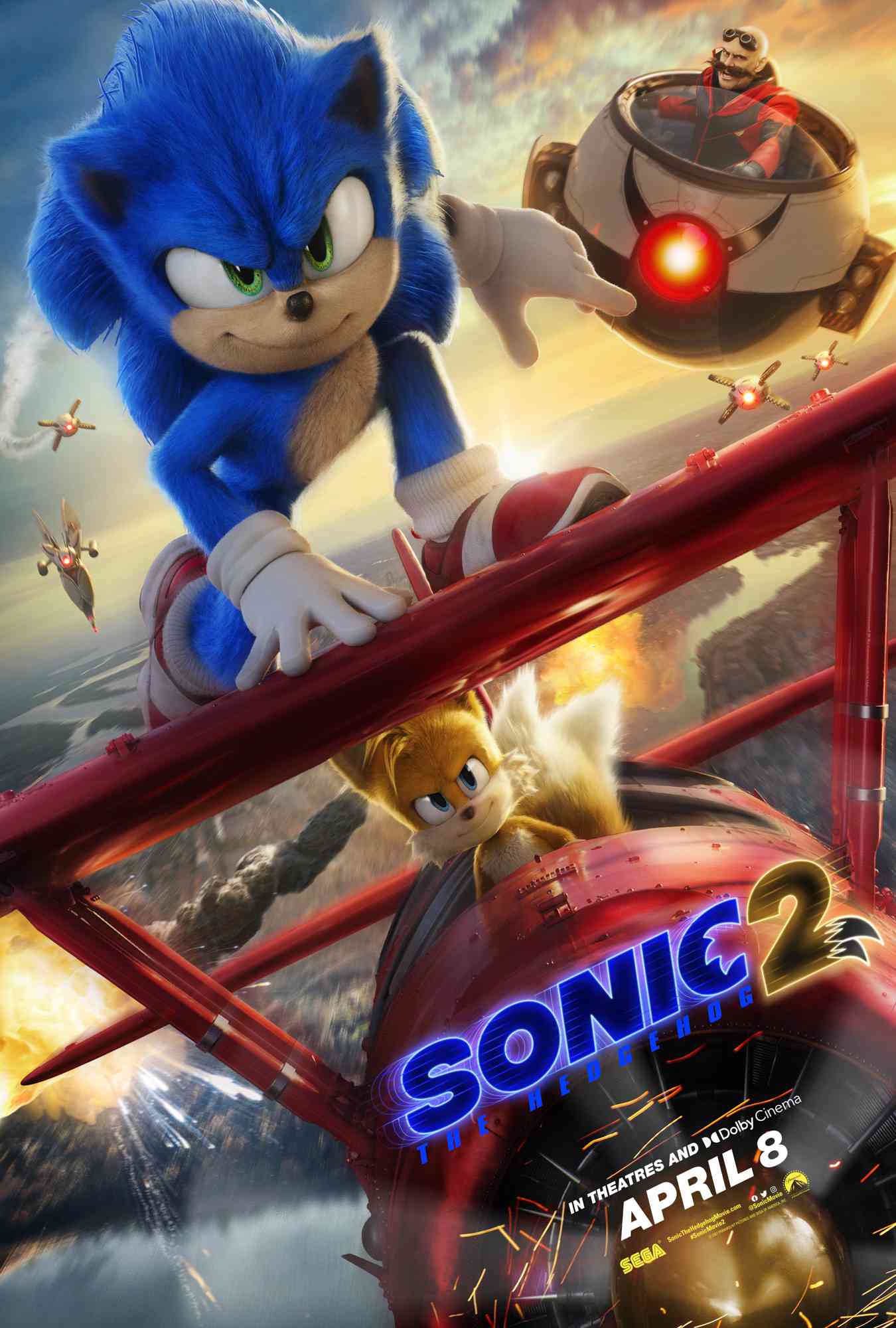 Sonic the hedgehog trailer reveals tails and knuckles