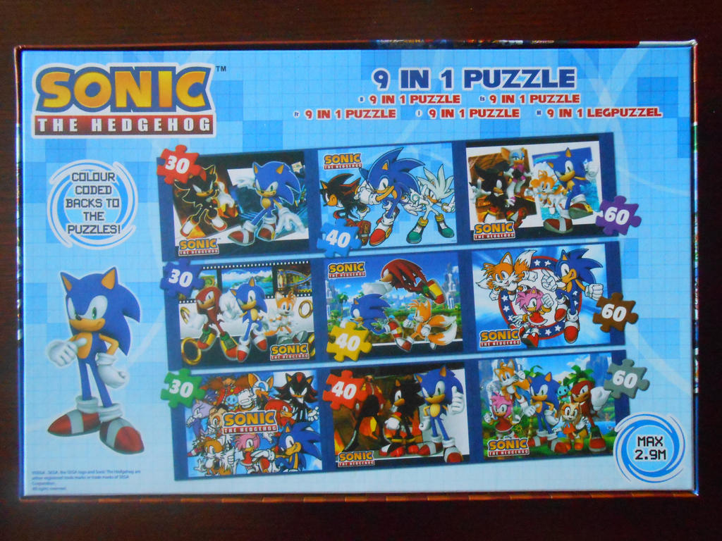Sonic in jigsaw puzzles picture by boomsonic on