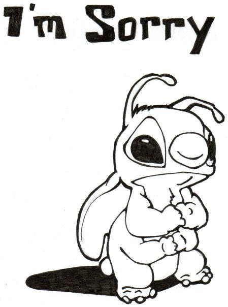 Stitch im sorry by winry
