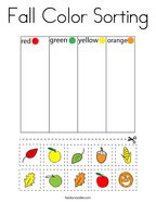 Color sorting coloring pages