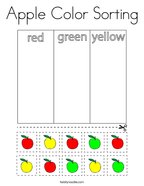 Color sorting coloring pages