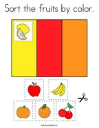 Color sorting coloring pages