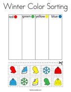 Color sorting coloring pages