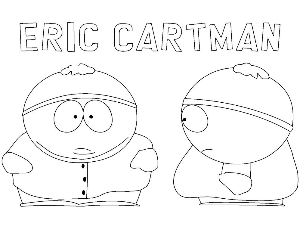 South park coloring page by magnificent