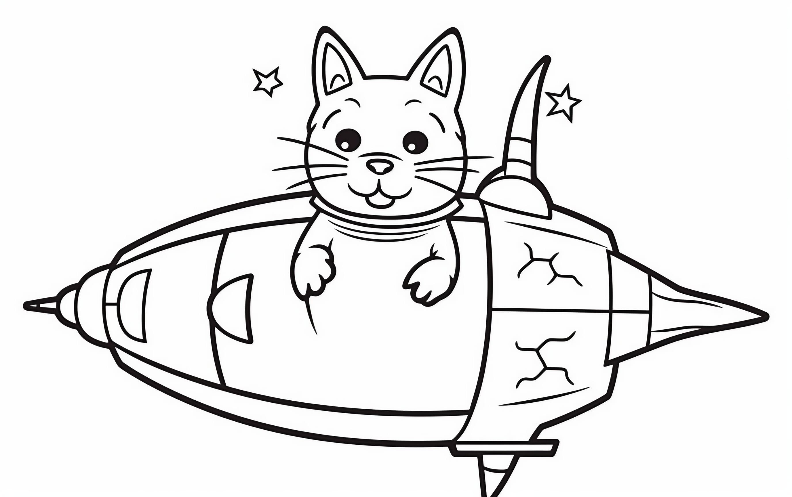 Cat coloring pages for free printable