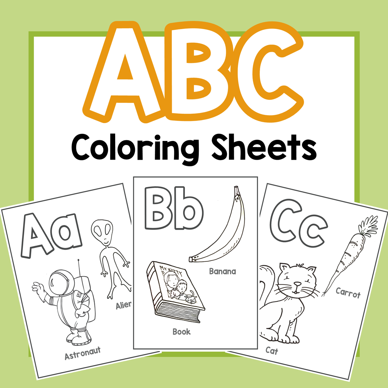 Alphabet coloring pages abc coloring worksheets dollar deal