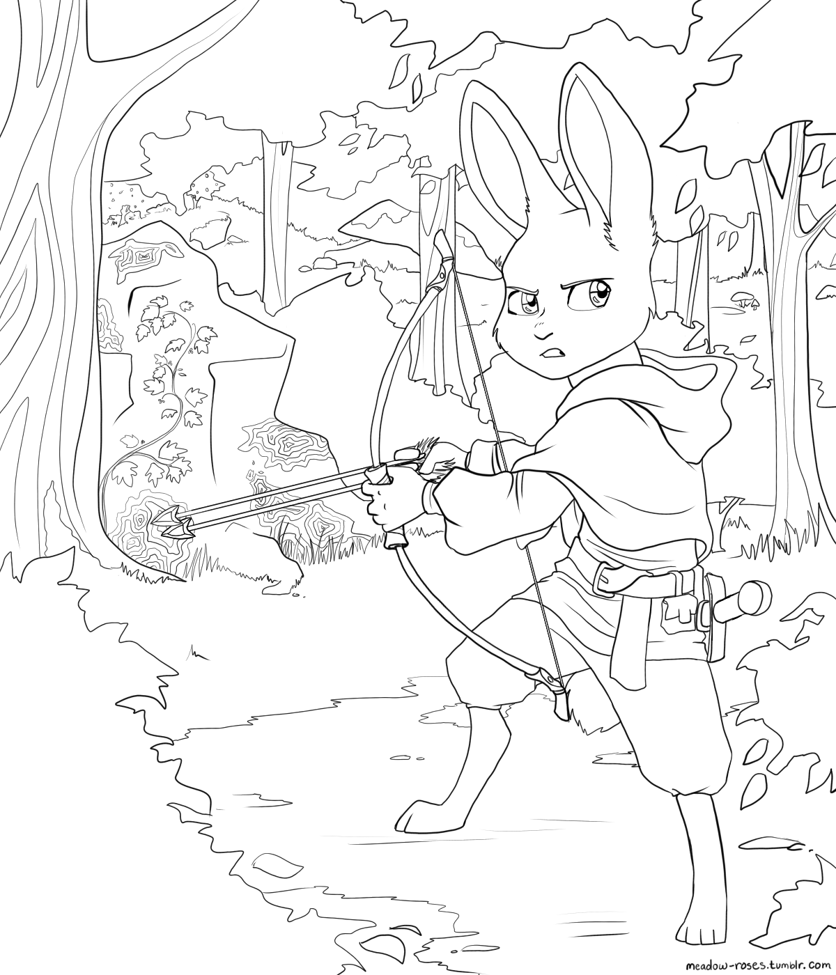 Archer smalls coloring page
