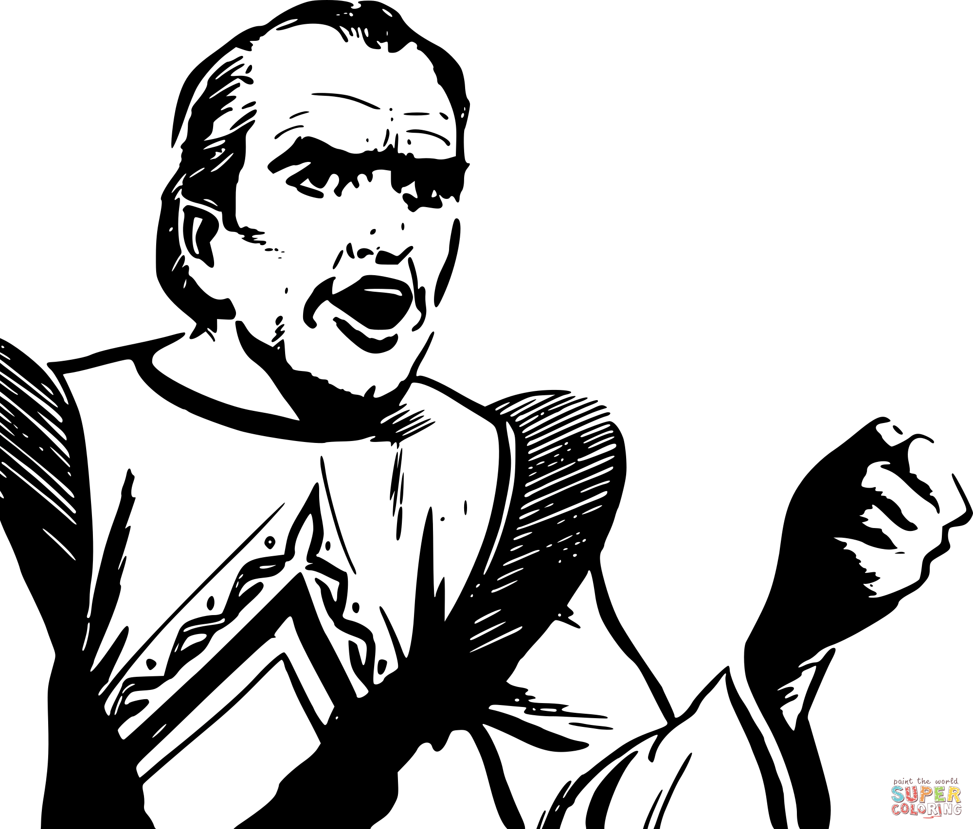 Vintage science fiction speaker coloring page free printable coloring pages