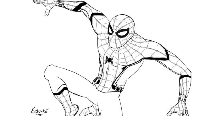 Spiderman homeing fanart by edurbi