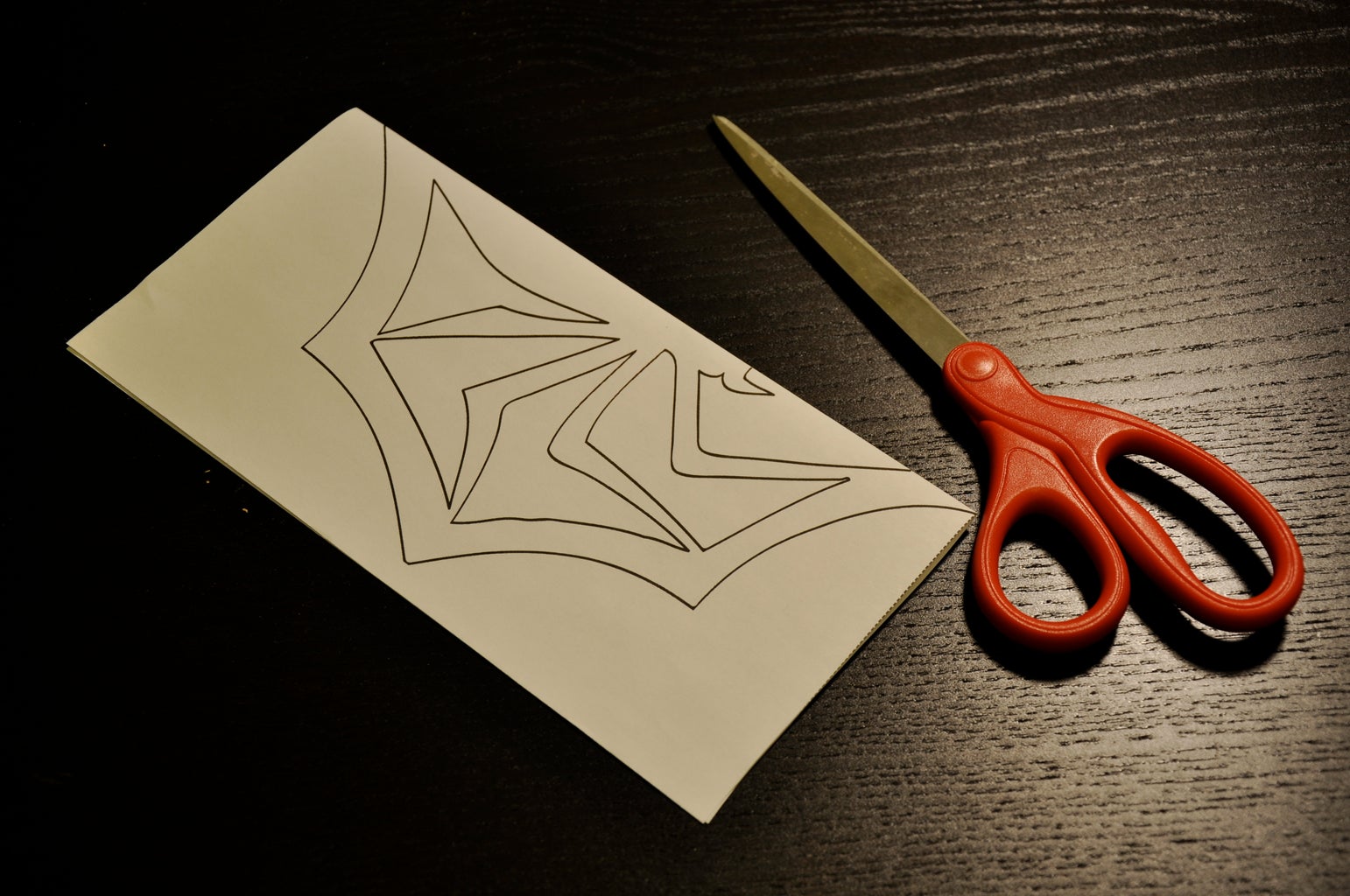 Jack skellingtons paper spider snowflake with pictures