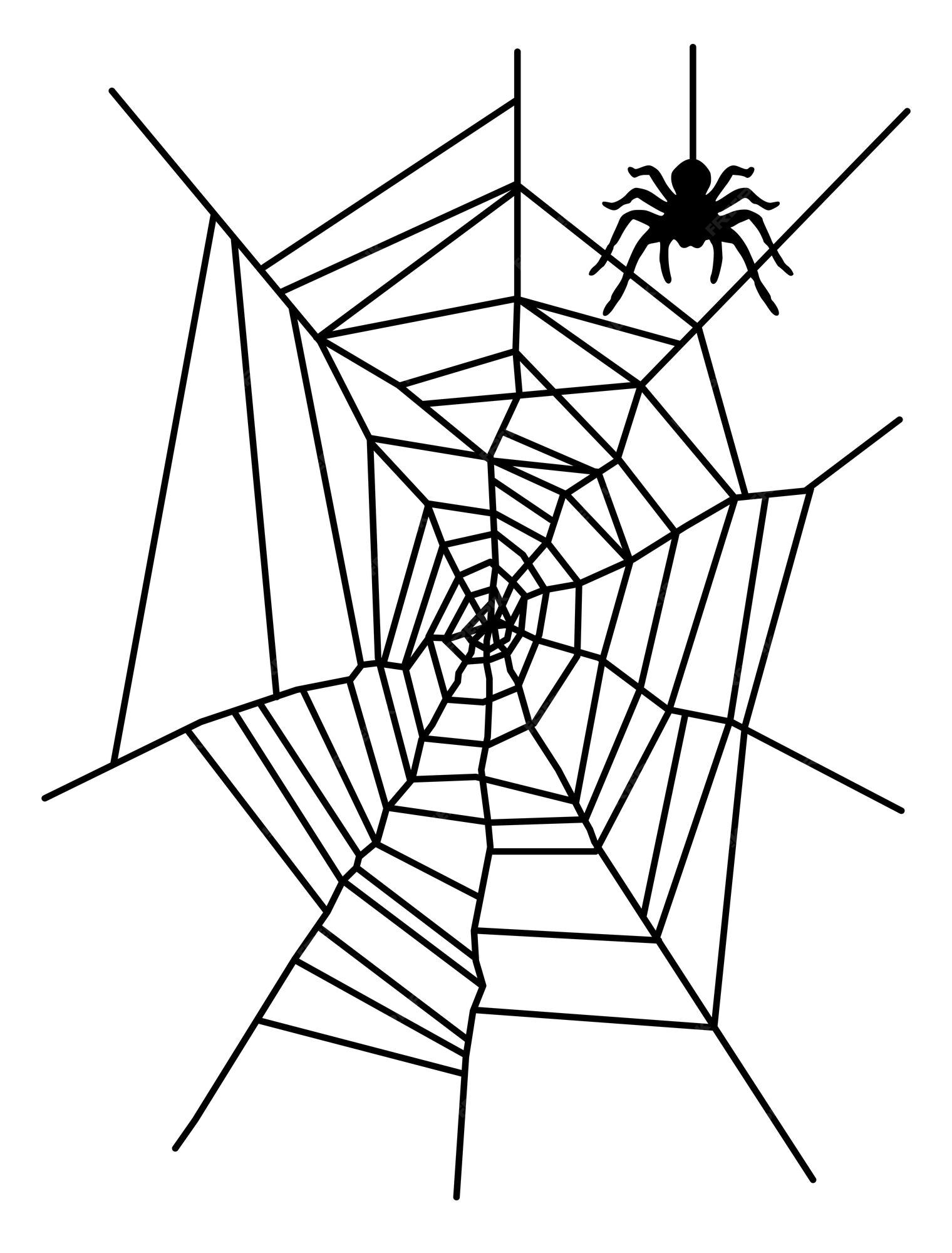 Premium vector spider web silhouettescary creepy spiders stencil halloween decorhanging corner signautumn diy