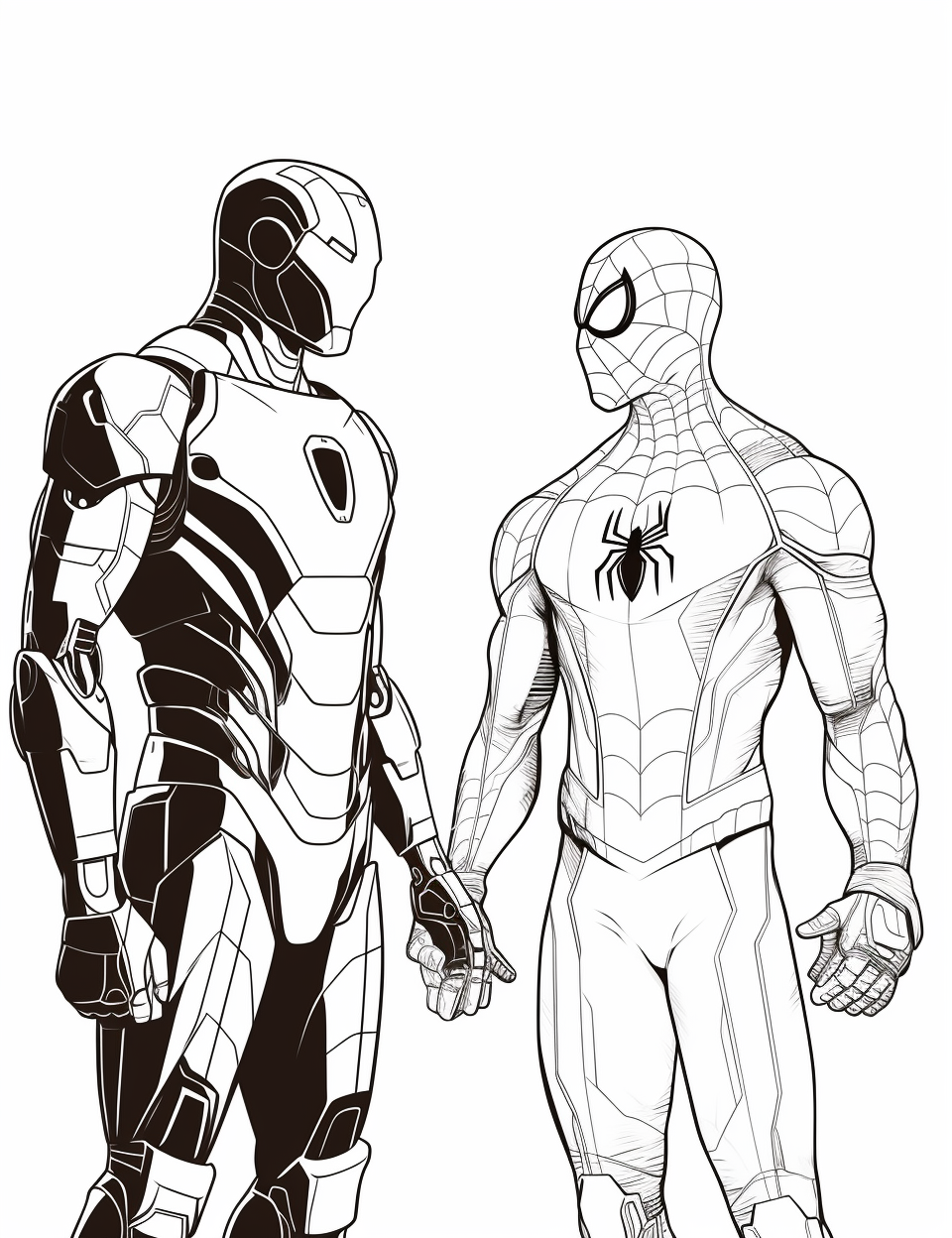 Marvel superheroes coloring books for children coloring pages