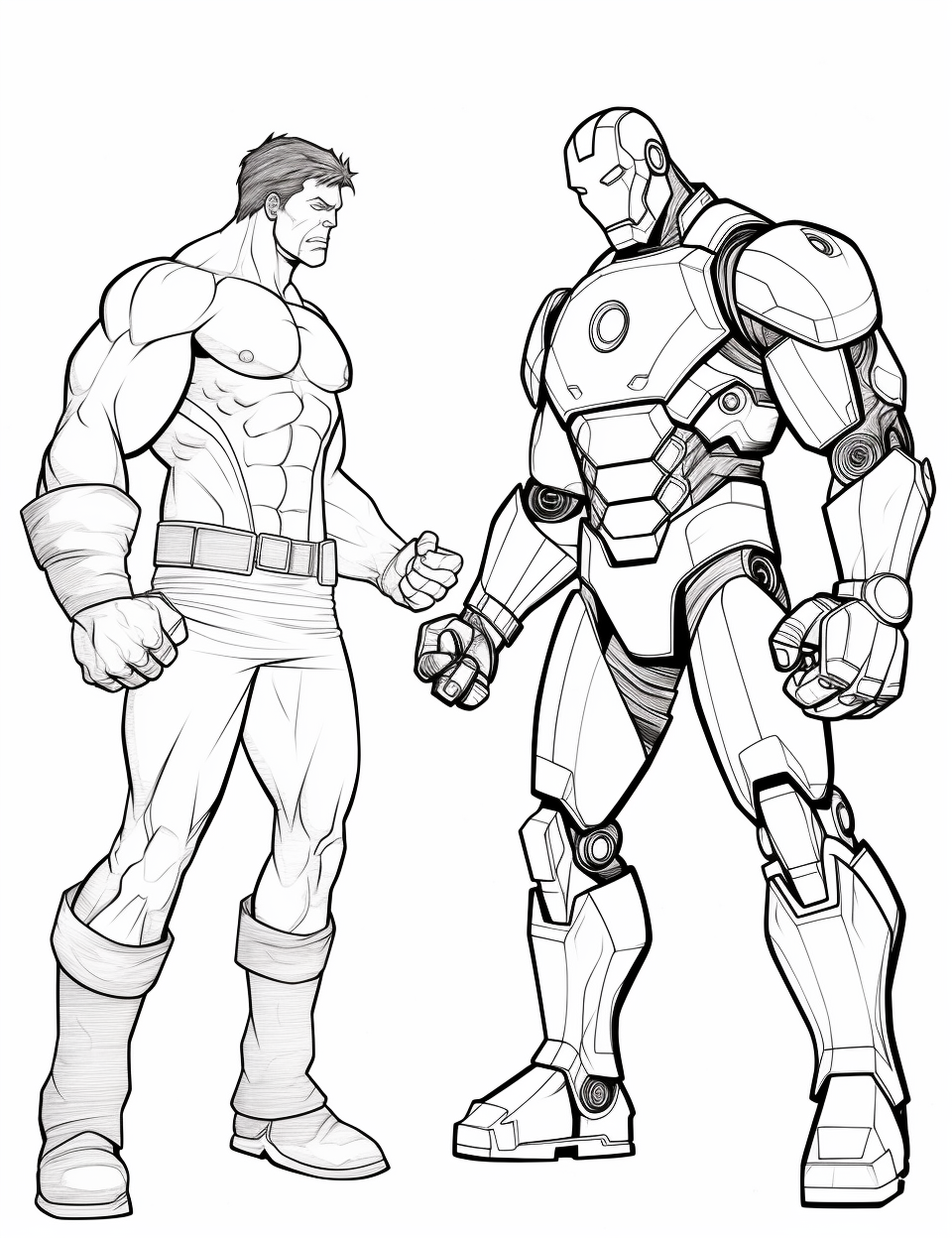 Marvel superheroes coloring books for children coloring pages