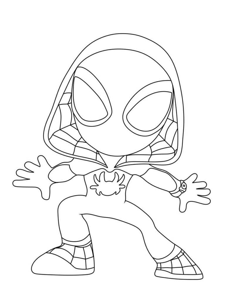 Spidey and his amazing friends coloring pages by coloringpageswk on