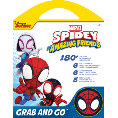 Buy trends spidey and his amazing friends grab go sticker and activity book at free shipping in nada
