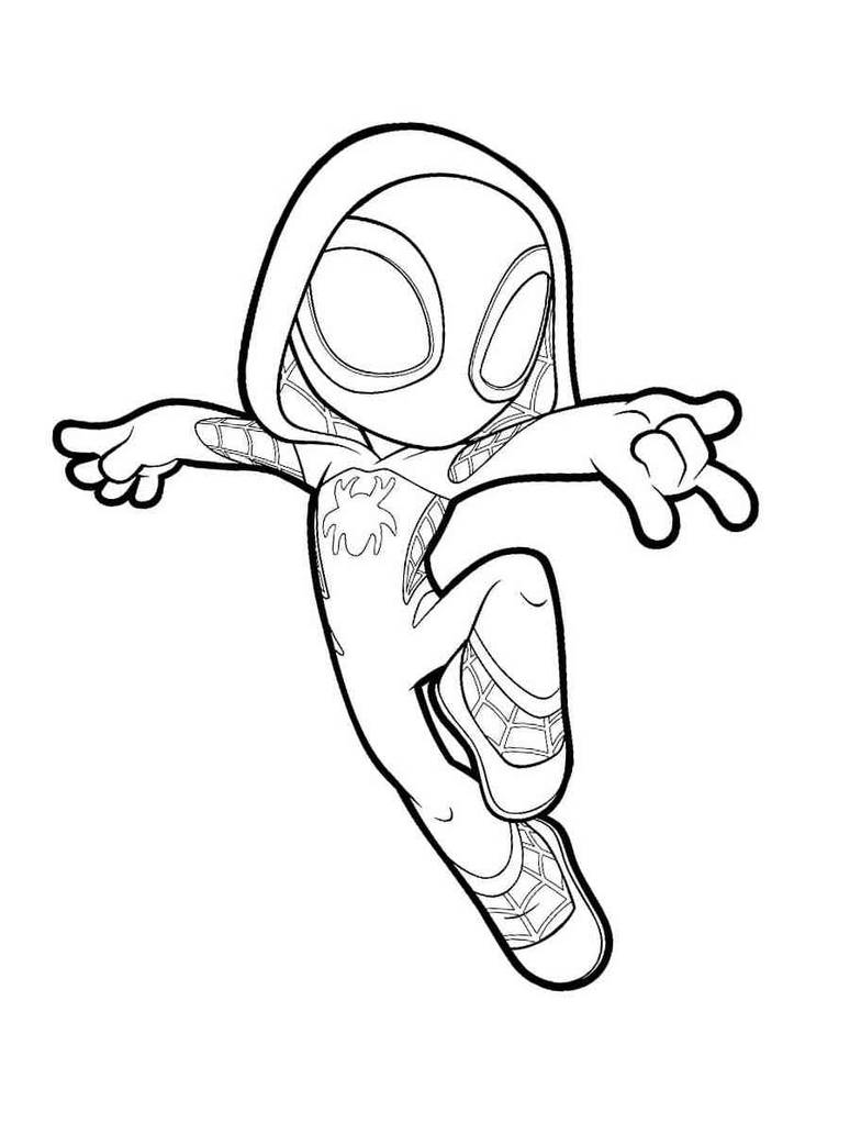 Spidey and his amazing friends coloring pages by coloringpageswk on