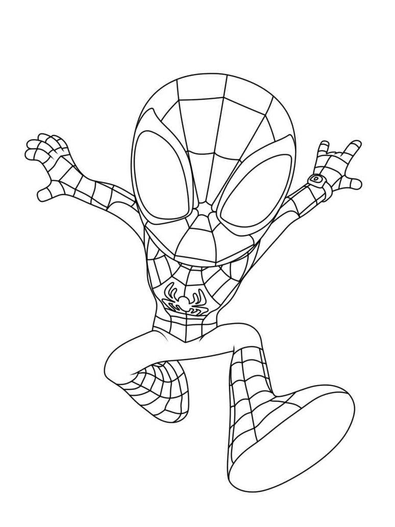 Spidey and his amazing friends coloring pages by coloringpageswk on