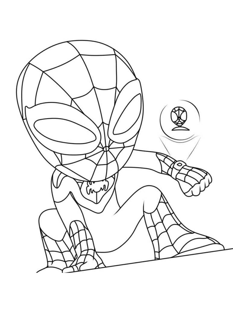 Spidey and his amazing friends coloring pages by coloringpageswk on
