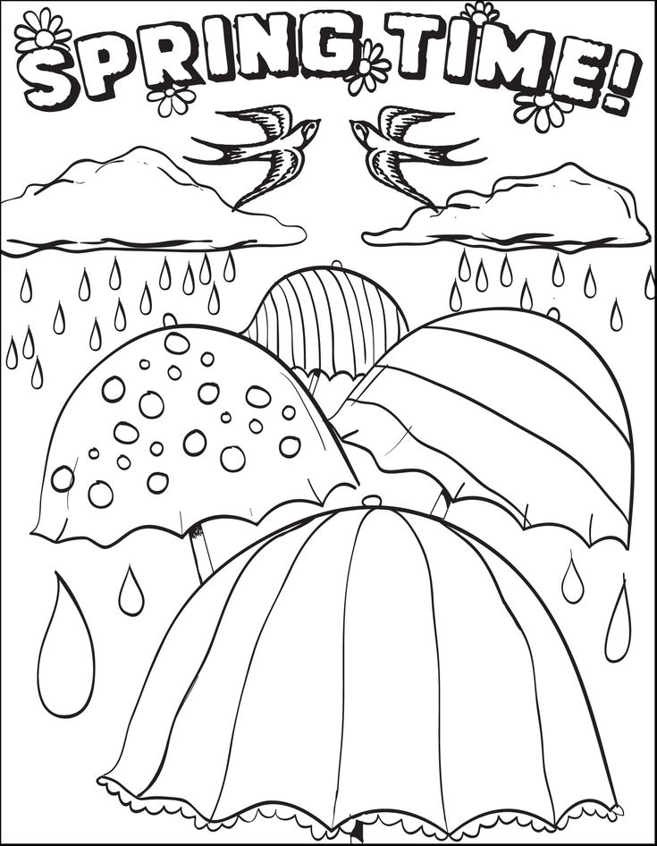 Spring time coloring page spring coloring pages coloring pages coloring pages for kids