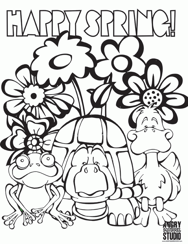 Free spring break coloring pages download free spring break coloring pages png images free cliparts on clipart library