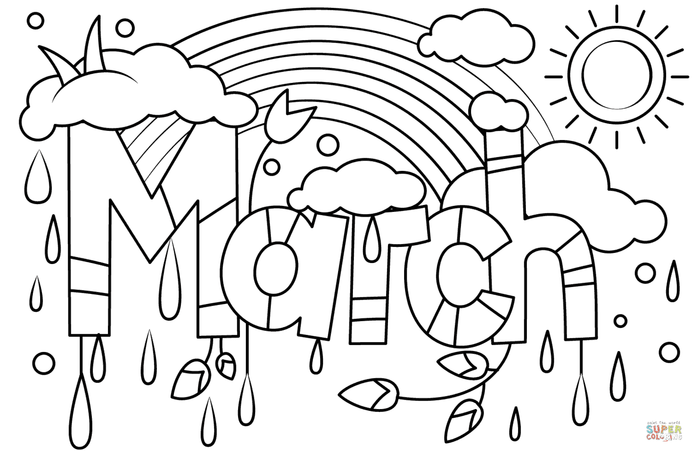 Free spring coloring pages updated