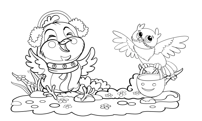 Draw coloring book pages for children and kids by robiul
