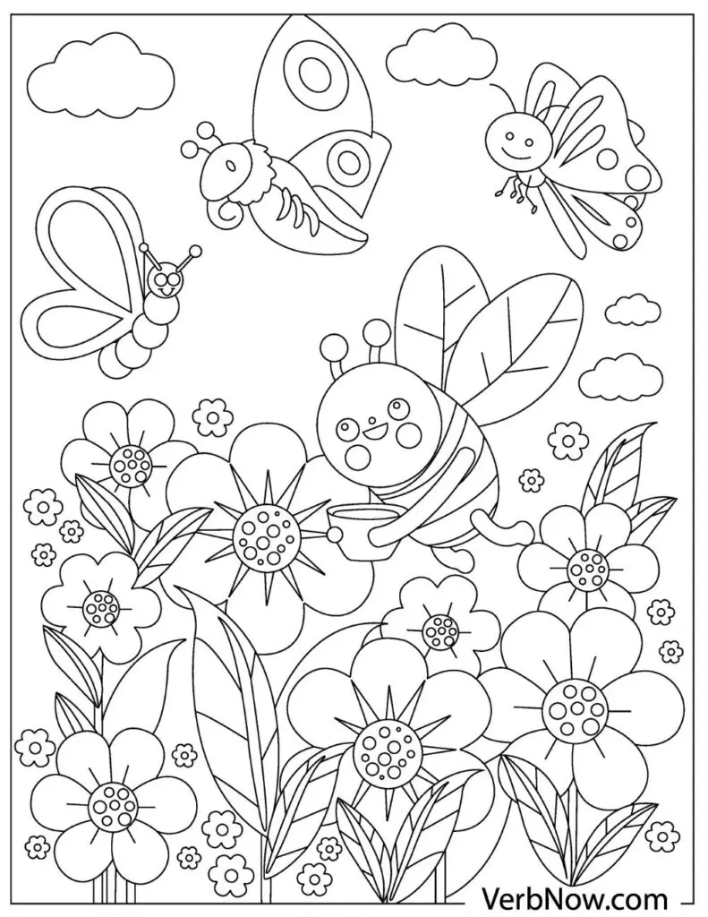 Free bug coloring pages for download printable pdf