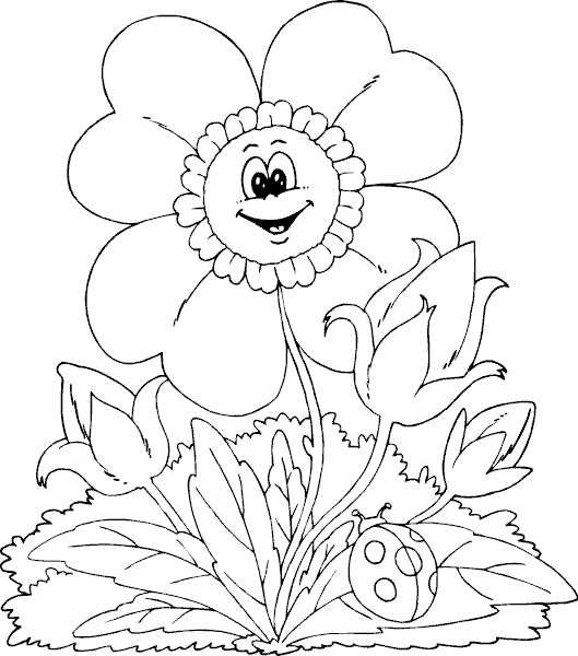 Spring flower page
