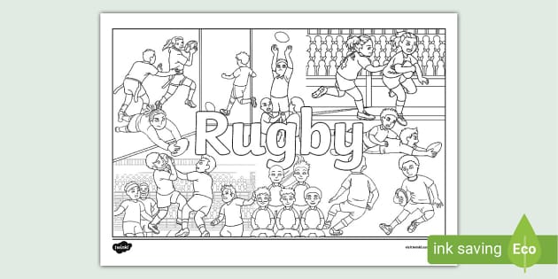 Rugby montage louring sheet rugby louring