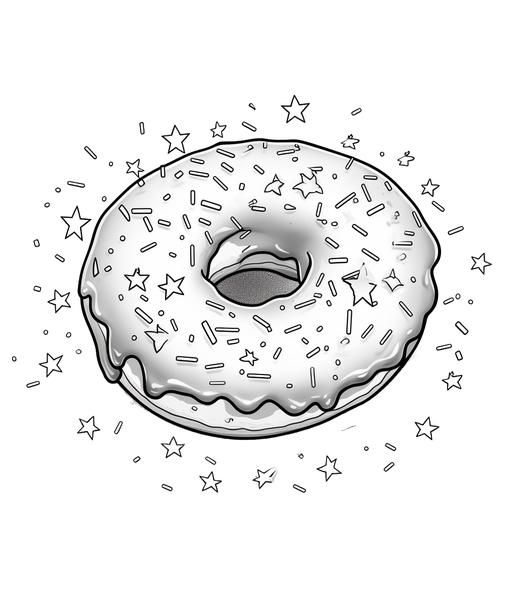 Free printable desserts coloring pages list