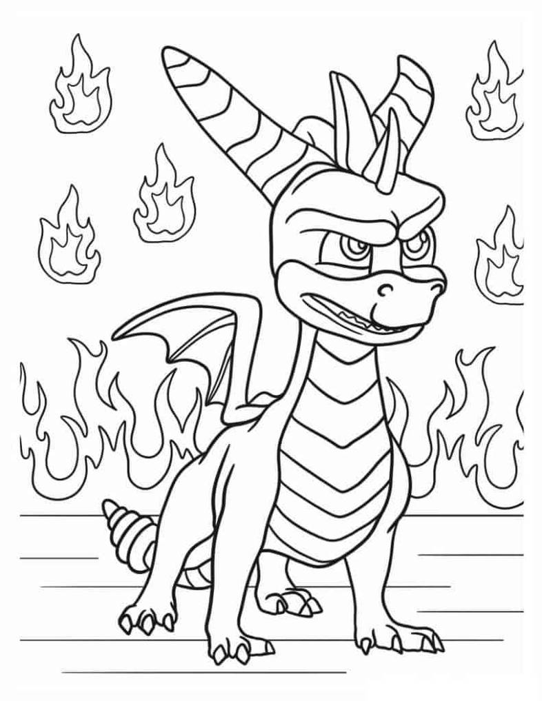 Dragon coloring pages by coloringpageswk on