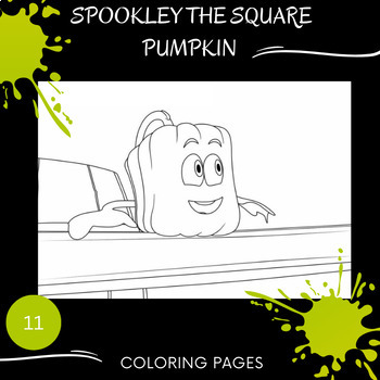 Celebrate fall with spookley the square pumpkin coloring pages tpt