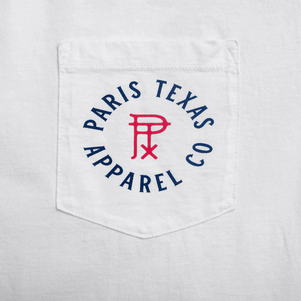 Lone star flag pocket t