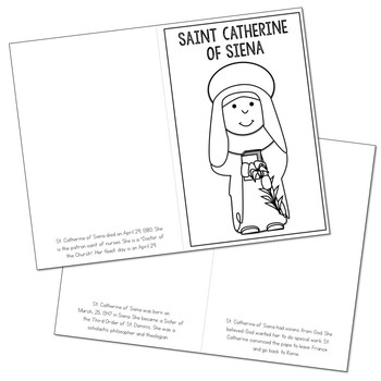 Saint catherine of siena l mini book in formats catholic resource