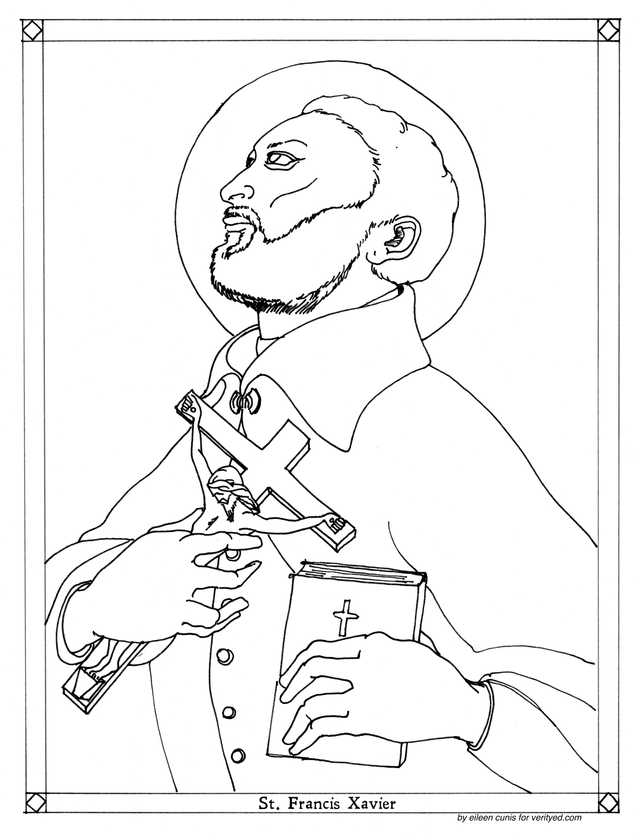 Saints coloring pages
