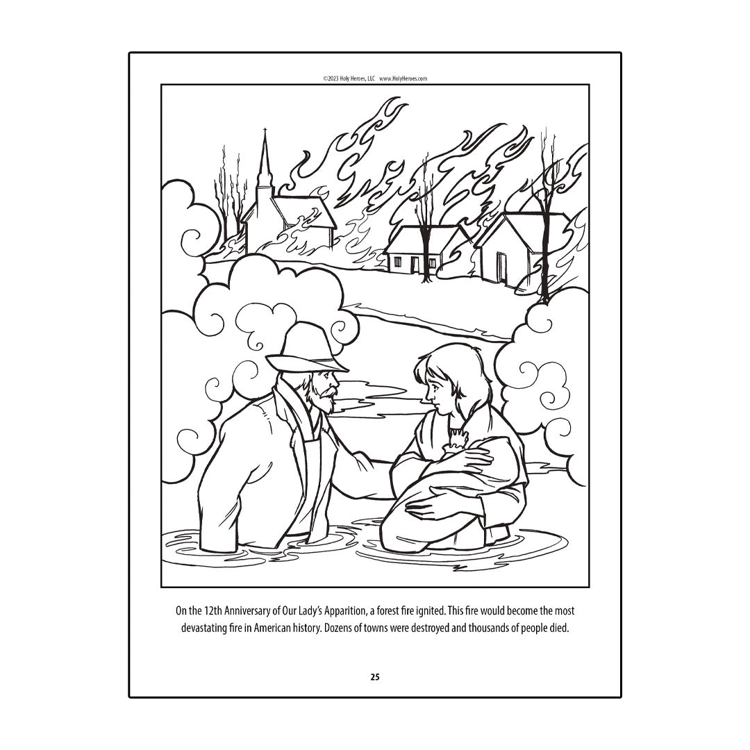 Our lady of champion coloring book download â holy heroes
