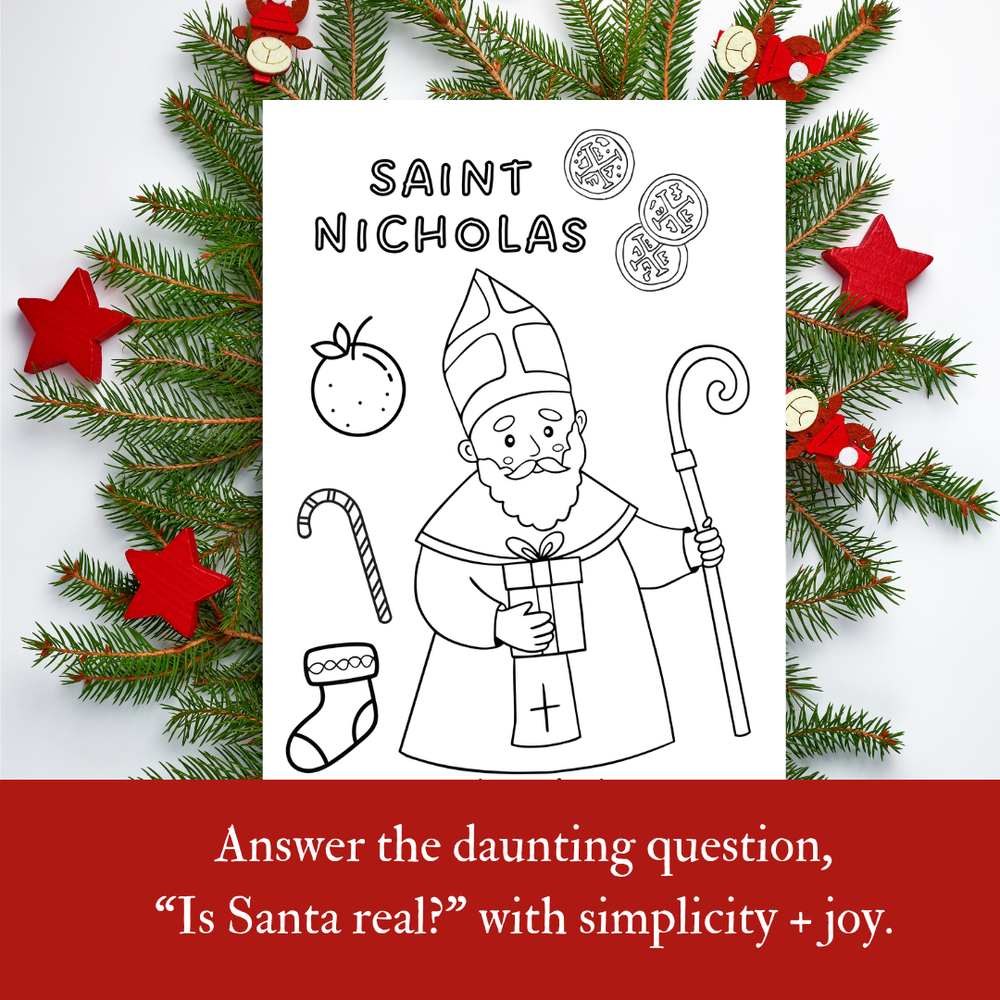 St nicholas coloring book â little way chapel