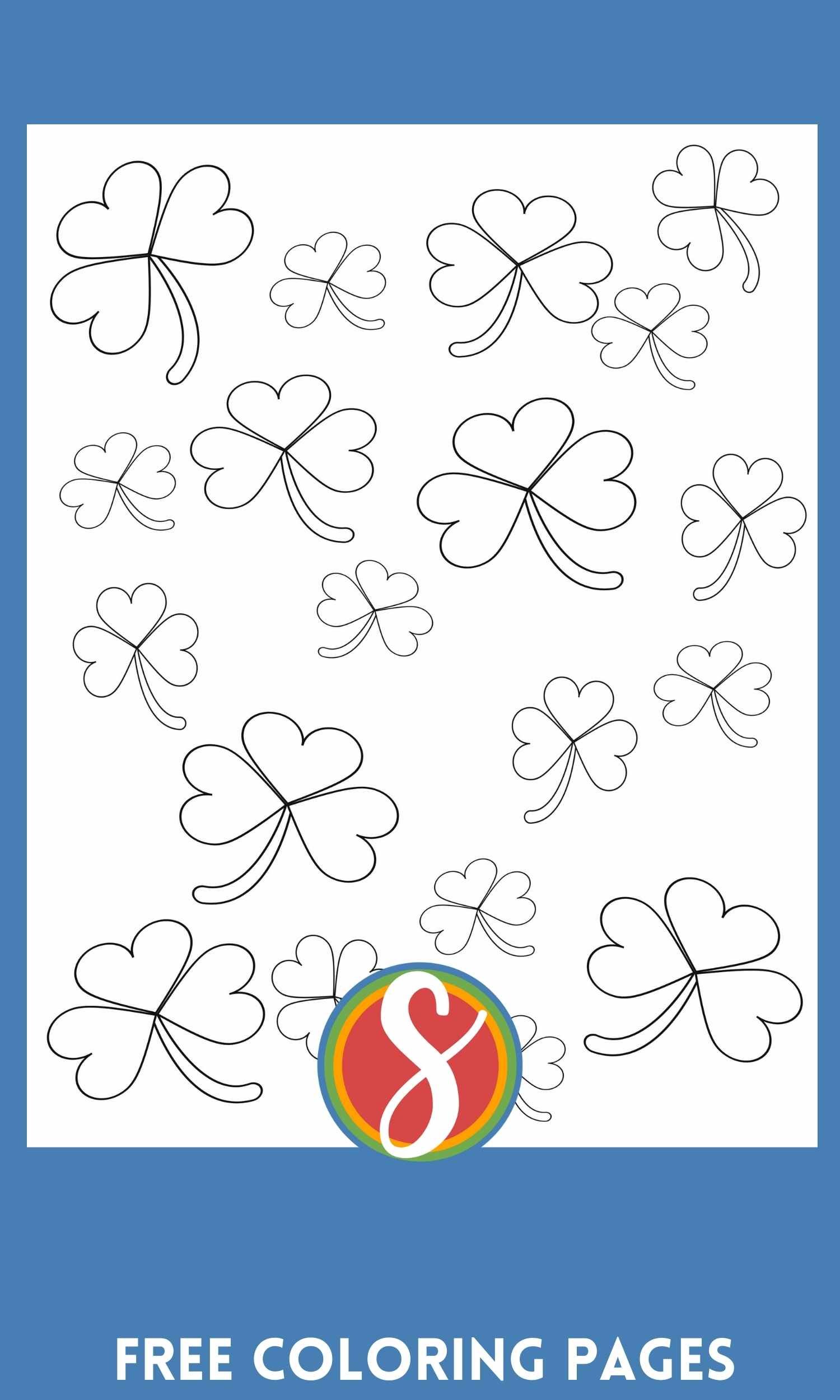 Free st patricks day coloring pages â stevie doodles